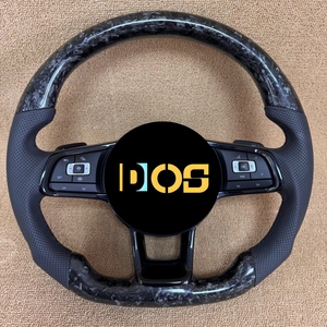 Volant DOS pour Volkswagen Mk7 <span class=keywords><strong>Golf</strong></span> <span class=keywords><strong>7</strong></span> R Mk6 Mk5 GTI GTD GTS <span class=keywords><strong>GTE</strong></span> GLI R-Line CC, personnalisation du volant en daim - Product Image 5