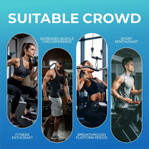 Suplemento sanitario Creatina monohidrato Mass Gainer <span class=keywords><strong>Pre</strong></span> entrenamiento Construir músculo Ganar peso Gimnasio Whey Protein Cápsulas de creatina - Product Image 2