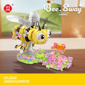 Juego de bloques de construcción Honeybee, 800 piezas, Compatible con Lego, para niños de 5 a 7 años, modelo de juguete Unisex - Product Image 4