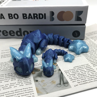 Vente en gros : Jouet de décompression en plastique imprimé en 3D, souris dragon adorable, articulé et mobile, direct usine, cadeau d'anniversaire créatif