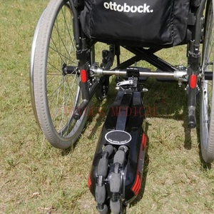 Kit de conversion électrique pour fauteuil roulant manuel avec moteur à engrenages en aluminium et booster de mouvement électrique - Product Image 2
