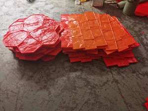 Estampage du béton Lettres & Chiffres Moules Empreinte du caoutchouc Tampon en béton Moules pour pavé de béton - Product Image 5