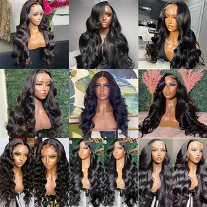 <span class=keywords><strong>30</strong></span> 40Inch Tự Nhiên Thụy Sĩ HD Trong Suốt Ren Phía Trước Tóc Giả, Brazil 100% Tóc Con Người Nhà Cung Cấp Cơ Thể Sóng Ren Phía Trước Tóc Giả - Product Image 5