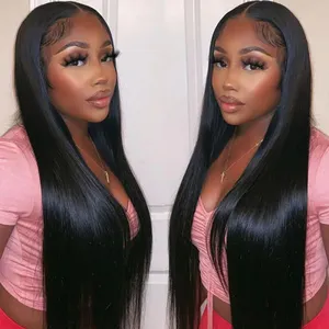 Pre Plucked Straight 13x4 13x6 HD Lace Front Wigs Human Hair Brazilian Hd Lace Frontal Wigs Wholesale Vendors For Black Women