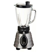 Mixeur Électrique Portable Multifonctionnel pour la Maison, 2 Vitesses (Faible et Haute), Fonction Pulse, 550W, Bol en Verre 1,25L, Moteur 100% Cuivre, Programmable