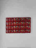 Jeu de Mahjong américain en acrylique sculpté de 165 tuiles avec accessoires - Plusieurs couleurs