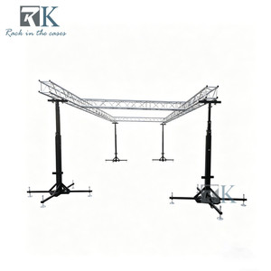 Soporte de elevación de armazón telescópico de 6M de altura, soporte de manivela manual para eventos de iluminación - Product Image 1
