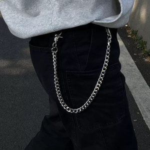 Tùy Chỉnh Cá Nhân Đồ Trang Sức Vòng Cổ Punk Ngọc Trai Quần Chuỗi Bijoux En acier inoxydable Ví Chuỗi Cho Phụ Nữ Người Đàn Ông - Product Image 5