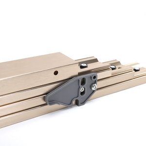 Rail de table en alliage d'aluminium Étagère pliante Support de table à manger Roulement à billes Meubles Glissière <span class=keywords><strong>invisible</strong></span> - Product Image 5