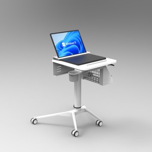 Support pour ordinateur portable Z8, lanterne pneumatique réglable à hauteur, avec roulettes, idéale pour une église, économique - Product Image 3