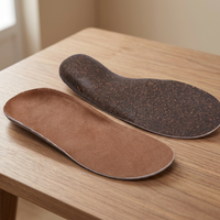 Semelles orthopédiques personnalisées en liège pour un confort optimal et un soutien de la voûte plantaire, accessoires de chaussures unisexes, coussinets métatarsiens pour l'avant-pied