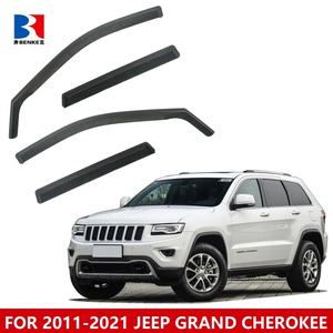 Déflecteurs de vent pour fenêtres de voiture, visières de protection contre la pluie, pour JEEP GRAND CHEROKEE 2011-2021, visières de porte intégrées - Product Image 2