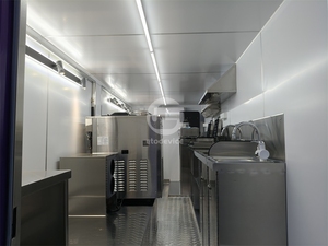 Conteneur à double étage sur roues, extérieur, 19 pieds, bar, restaurant, semi-remorque de <span class=keywords><strong>camion</strong></span> de nourriture - Product Image 4
