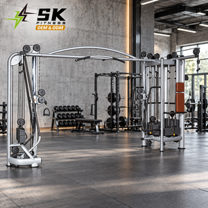 SK-T39 Macchina Multifunzione a Cinque Stazioni con Pesi a Pila, Cavi e Sedile Imbottito per Allenamento di Forza in <span class=keywords><strong>Palestra</strong></span> Commerciale - Product Image 5