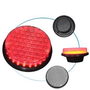 Semáforos LED Rojos y Verdes <span class=keywords><strong>de</strong></span> 200 mm con Carcasa Amarilla y Lente <span class=keywords><strong>de</strong></span> Telaraña Bidireccional, Certificación IP65 CE - Product Image 5