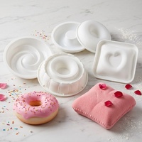 Moule en silicone antiadhésif en forme de fruits 3D, compatible four, pour gâteaux mousse Framboise Mangue Banane Noix Fromage