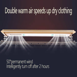 Airer plegable con calefacción extensible eléctrica inteligente, iluminación LED, desinfección, Material de aluminio, ropa multifuncional, caballo plegable - Product Image 5