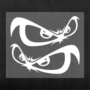 Adesivi occhi 13.5X16 CM bianchi per strumento di tornitura - Product Image 1