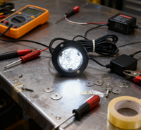Lumière stroboscopique à LED bicolore avec fonction Wigwag Rouge Bleu Ambre Blanc pour diverses applications