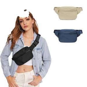 Free Sample Custom Fashion <b>Waterproof</b> Waist Bag Crossbody with Adjustable Strap High-capacity Waist Packs for Running - Product Image 1