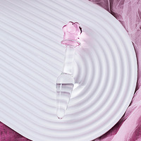 Dildo en verre imitation patte de chat mignon, masturbateur féminin, plug anal en verre cristal, jouet sexuel pour femme, homme, couple