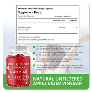 2022 Top Selling OEM ODM Slimming Keto <strong>Diet</strong> Orlistaa Green Cider Vinegar <strong>Gummies</strong> <strong>bear</strong> With Mother For Weight Loss 60 Counts - Product Image 3