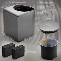 Composteur alimentaire électrique intelligent pour la cuisine, machine de compostage inodore avec fonctionnement à un bouton