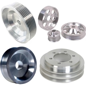 Kit de Poleas de Alto Rendimiento para Mecanizado CNC, Polea de Aluminio OEM para Cigüeñal, Poleas de Transmisión, Polea para Supercargador, Anodizado Duro AL7075 - Product Image 1