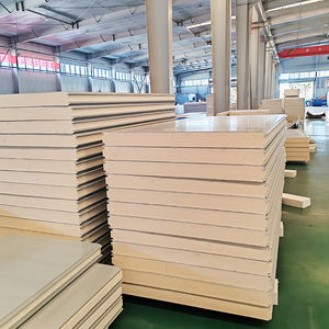 Installation facile 50mm 100mm PU Panneaux sandwich en <span class=keywords><strong>mousse</strong></span> de <span class=keywords><strong>polyuréthane</strong></span>/Panneaux Isolation de stockage pour chambre froide - Product Image 4