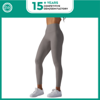 Custom Logo Hoge Taille Training Yoga Broek Oem Ademend Hardlopen Sport Yoga Leggings Pilates Fitness Yoga Broek Voor Vrouwen