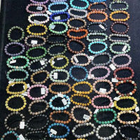 Bracelets de guérison en quartz naturel, bijoux en pierre, bracelet en cristal de pierres précieuses avec perles d'améthyste