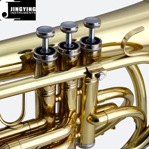 Trompa Francesa Profesional <span class=keywords><strong>de</strong></span> Marcha Jingying Music 2023, Instrumento <span class=keywords><strong>de</strong></span> Viento <span class=keywords><strong>de</strong></span> Latón, Cuerpo <span class=keywords><strong>de</strong></span> Latón Especial, Pistón <span class=keywords><strong>de</strong></span> Cobre Blanco Niquelado - Product Image 4