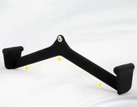 Accessoires de gym professionnels : 5 pièces d'attaches pour barre latérale et tirage à câble, poignées Mag Grips pour l'entraînement