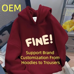 Sudadera con Capucha para Hombre de Alta Calidad OEM, Talla Grande, Algodón, Anime, Unisex, Invierno, Personalizada con Logotipo en Espuma 3D - Product Image 1