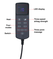 New Health pal Oem Odm lindern Schmerzen Ganzkörper-Luft kompression China Massage Matratze elektrisch mit Wärme vibration Korea