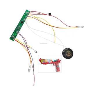 CHENGHAI KY kunden spezifische Zahnrad pistole Leiterplatte fertig Soundkarte ab Werk Spielzeug PCBA Pistole Leiterplatte