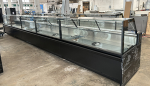 Vitrine froide commerciale Deli Restaurant réfrigérateur <span class=keywords><strong>vitré</strong></span> Vertical affichage aliments chauds viande réfrigérateur en verre - Product Image 5