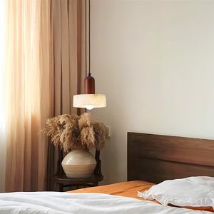 Lustres de chevet exclusifs transfrontaliers de style japonais Wabi-Sabi, éclairage nordique en marbre pour salles d'étude et salons de thé - Product Image 1