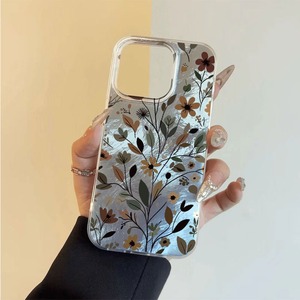 Capa de Celular Retrô com Estampa Floral de Galhos e Folhas para <span class=keywords><strong>iPhone</strong></span> 16 Plus 17 Air Pro Max, Capa Protetora Antichoque - Product Image 3