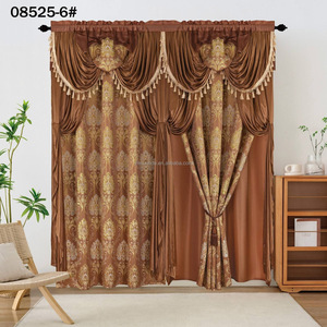 Set di <span class=keywords><strong>Tende</strong></span> Oscuranti di Lusso Stile Americano, <span class=keywords><strong>Tende</strong></span> a Doppio Strato con Mantovana <span class=keywords><strong>per</strong></span> <span class=keywords><strong>Camera</strong></span> da Letto e Soggiorno, Misura King Size - Product Image 5