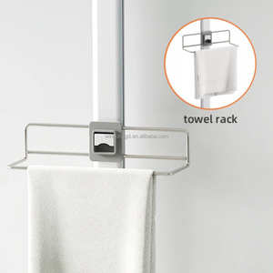 WIREKING Étagère de Douche d'Angle à Tension Réglable 74-106 Pouces, en Aluminium Inoxydable, 4 Niveaux, pour Rangement de Salle de Bain, Organisateur de Shampoing - Product Image 4