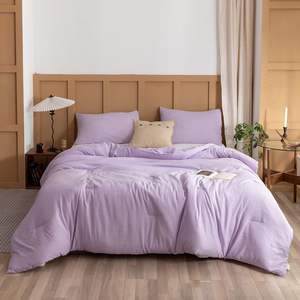 لحاف عصري من 3 قطع خفيف الوزن من البوليستر للصيف ناعم للغاية وجيد التهوية للاستخدام المنزلي - Product Image 2