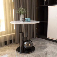 Hanyee 2025 – Nouvelle Arrivée : Ensemble de Tables Basses Convertibles Modernes et Minimalistes en Pierre Frittée et Acier Carbone pour Villas et Maisons