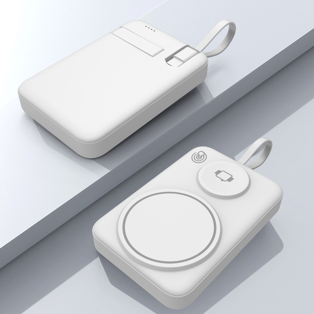 Multi Functional Wireless Magnetizing Power Bank Can Be Used As a Stand for Charging Mobile Phones Watches Headphones
