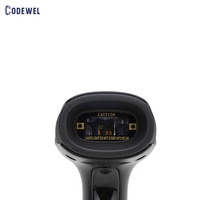 Escáner de Código de Barras Láser 1D Portátil, Escáner de Código USB de Mano, Escaneo de Códigos de Barras con Soporte