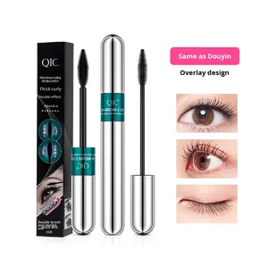 Pour crème minérale à double effet apprêt pour cils épaississement curling allongement sans bavure deux en un étanche pour - Product Image 4