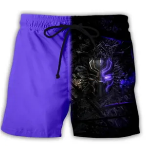 Pantalones cortos deportivos para gimnasio con estampado de sublimación, ropa de playa de talla grande con logotipo personalizado para hombre