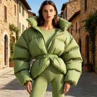 Veste d'hiver matelassée de luxe pour femme, courte, 800FP, en softshell, de haute qualité, écologique, en duvet, pour l'extérieur