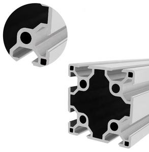 Perfil de alumínio industrial padrão europeu 6060, caixa de liga de alumínio, equipamento de rack, perfil de alumínio - Product Image 4