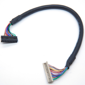 Kabel OEM DF14 LVDS 20Pin 1.25mm Pitch Konektor Tembaga Berlapis Timah untuk Layar Kontrol Pusat Mobil Modul LCD Notebook - Product Image 5
